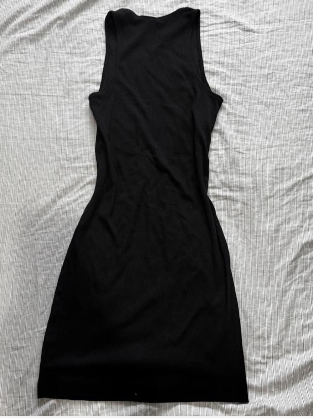 H&M Black Ribbed Tank Dress - Picture 3 of 3